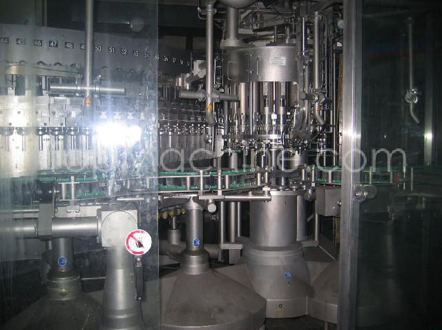 Used KHS Innofill DRS ZMS 132/18 KK 饮料 玻璃灌装生产线