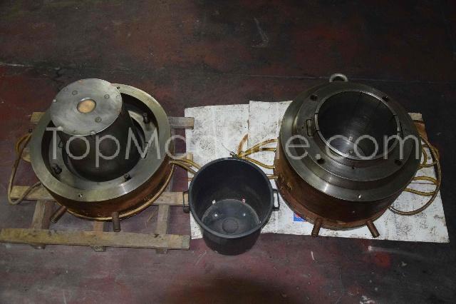 Used Moulds for PE/PP various pots Iniezione Stampi