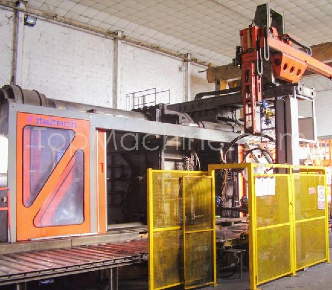 Used Italtech MSK 5500 / 2x28800 Injection Moulding Clamping force 1000 T +