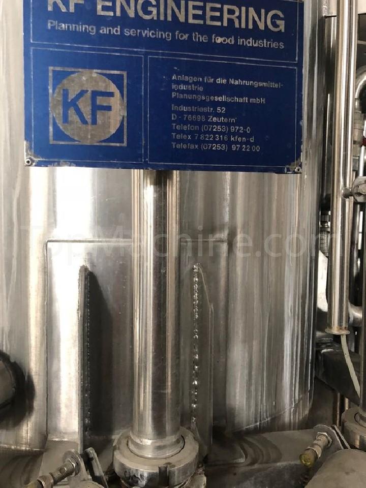 Used KF Engineering 7000 Milchprodukte & Säfte Pasteurisierapparat