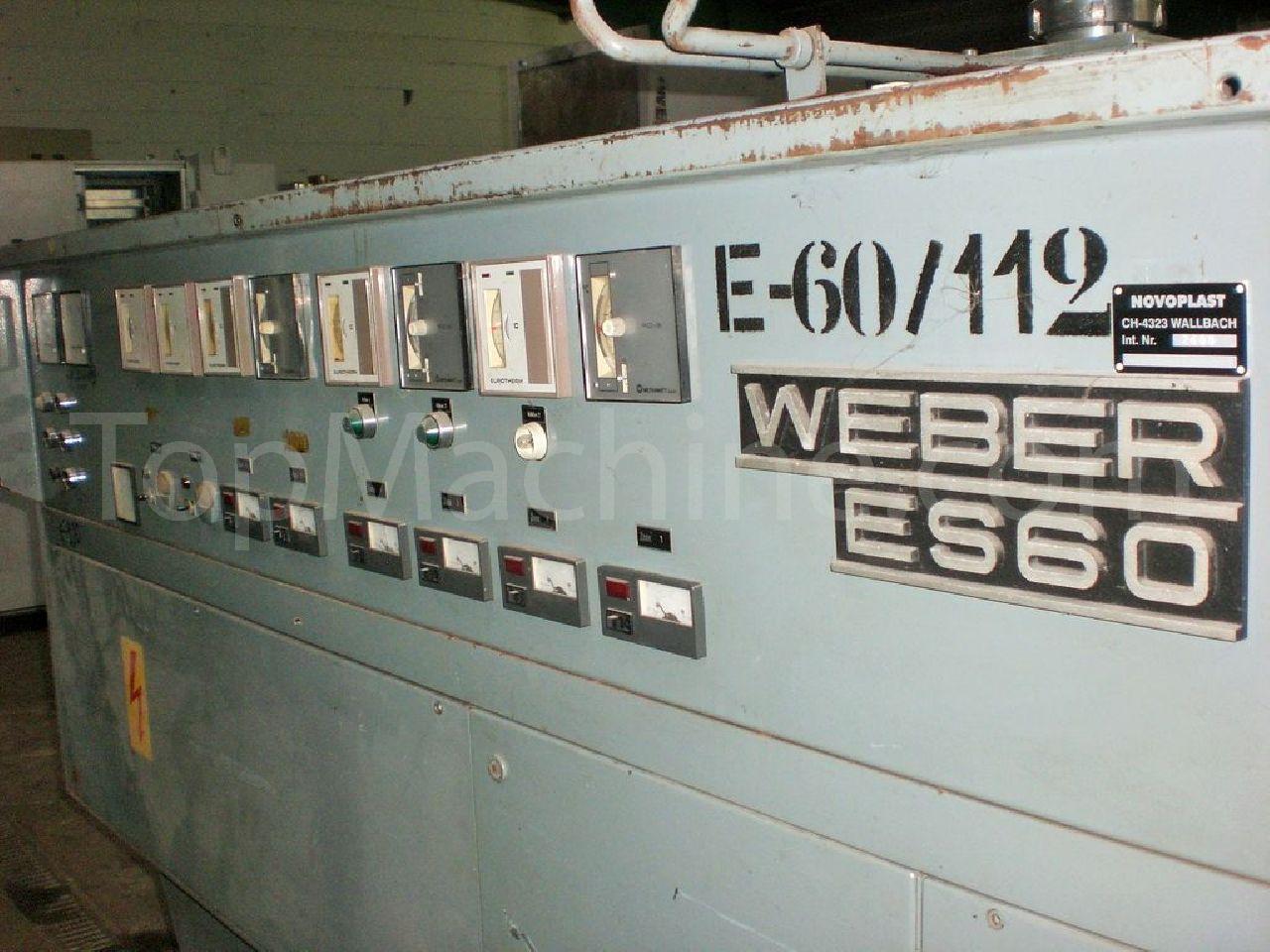 Used Weber Es 1-60-25D Extrusion PE/PP extrudeuse