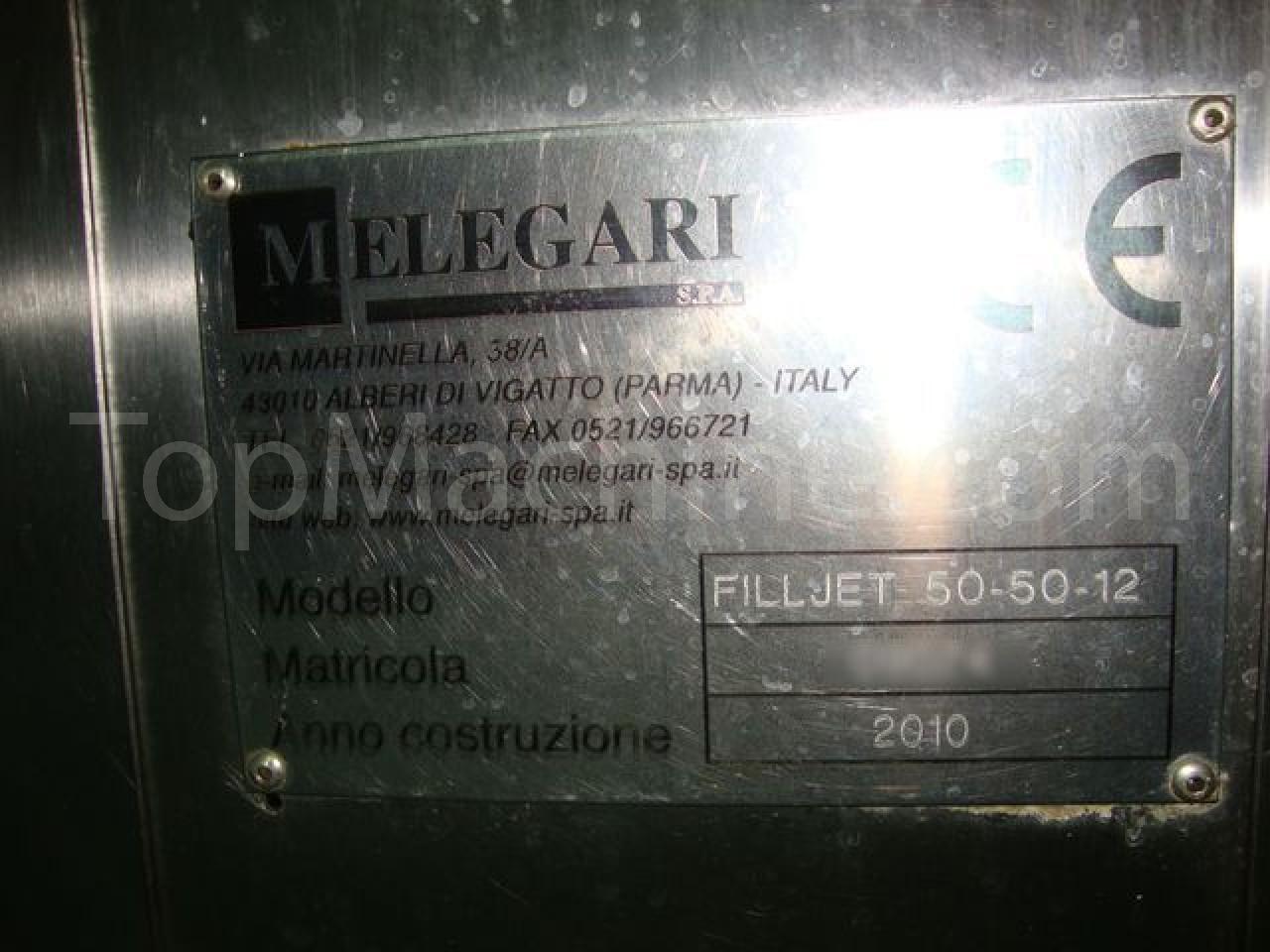 Used Melegari Filljet 50-50-12 Bibite e Liquidi Riempitrice di acqua minerale