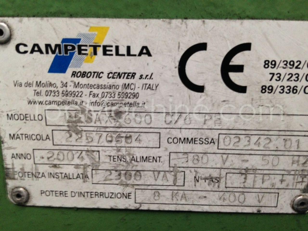 Used Campetella Legax 600C/6 PE Extrusion Wickler
