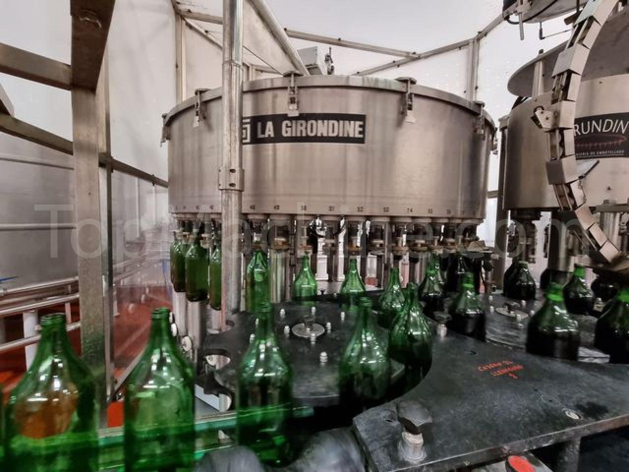 Used Girondine E40-20-108 Boissons & Liquides Remplisseuse de bouteilles verre