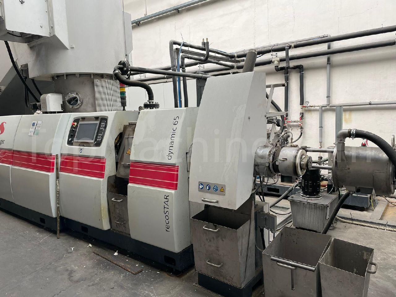 Used Starlinger Recostar Dynamic 65 VAC Recycling Repelletizing line