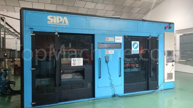 Used Sipa SF12/8 E Şişeler, Preform PET ve Kilitler Stretch şişirme