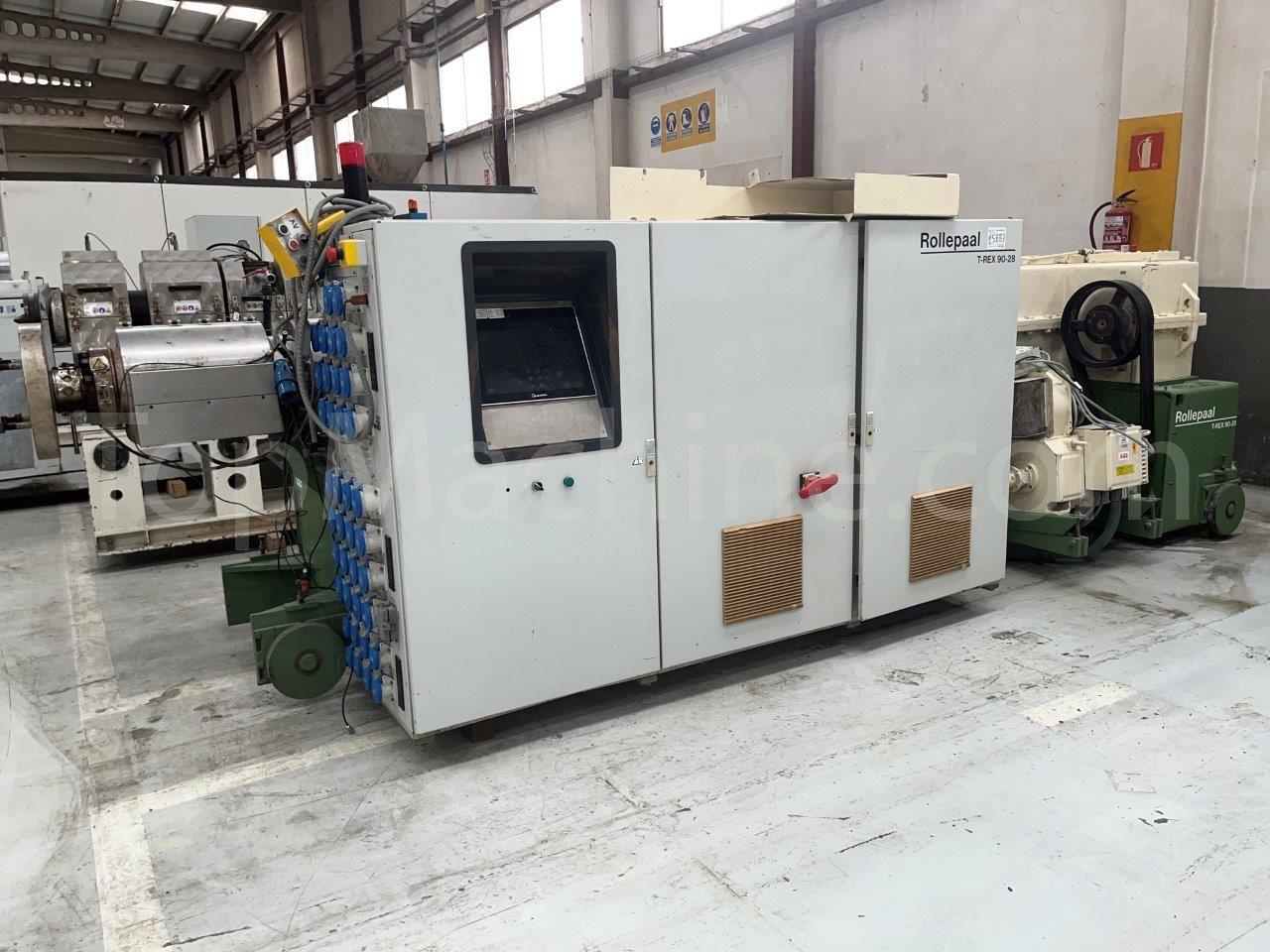 Used Rollepaal T-REX 90 28 Extrusion PVC extrudeuse