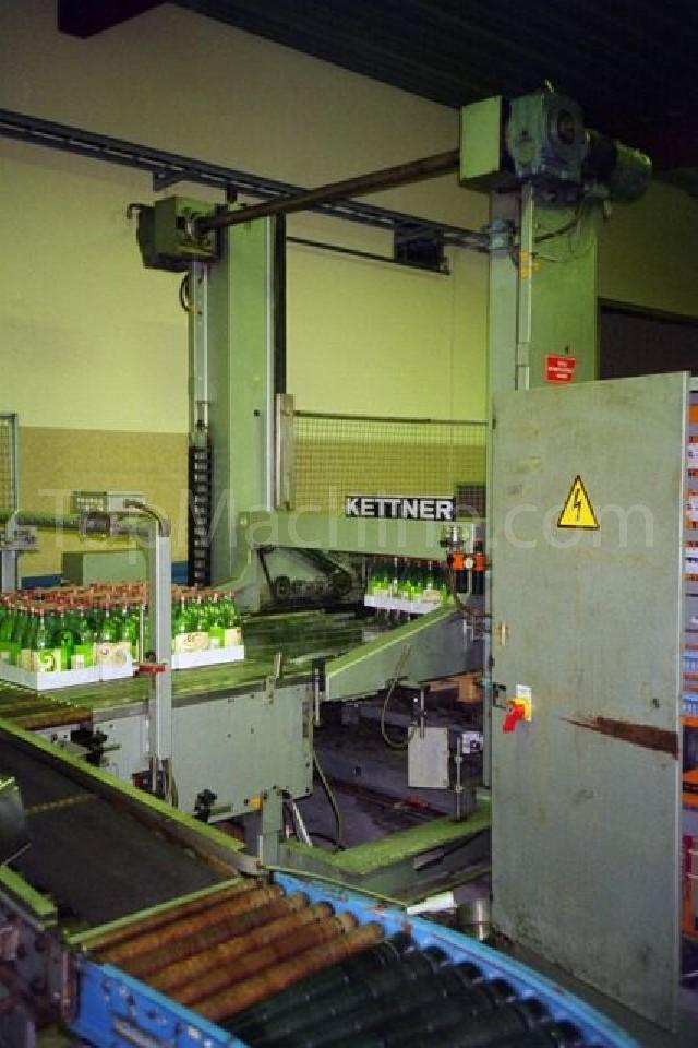 Used Kettner Uni BP Beverages & Liquids Palletizer & Pallet wrapper