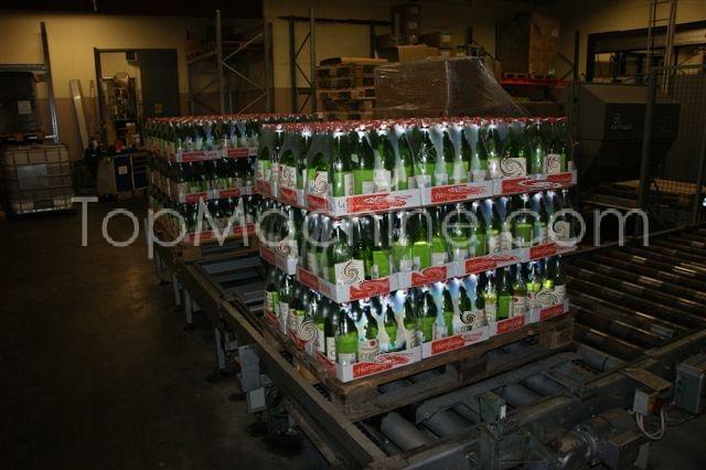 Used Kettner Uni BP Beverages & Liquids Palletizer & Pallet wrapper