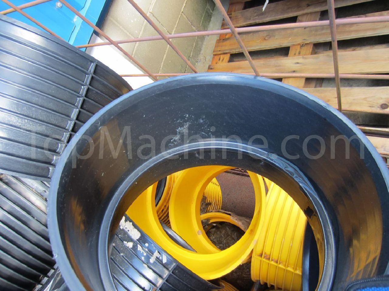 Used Mouds for PE corrugated pipes Formowanie wtryskowe Formy