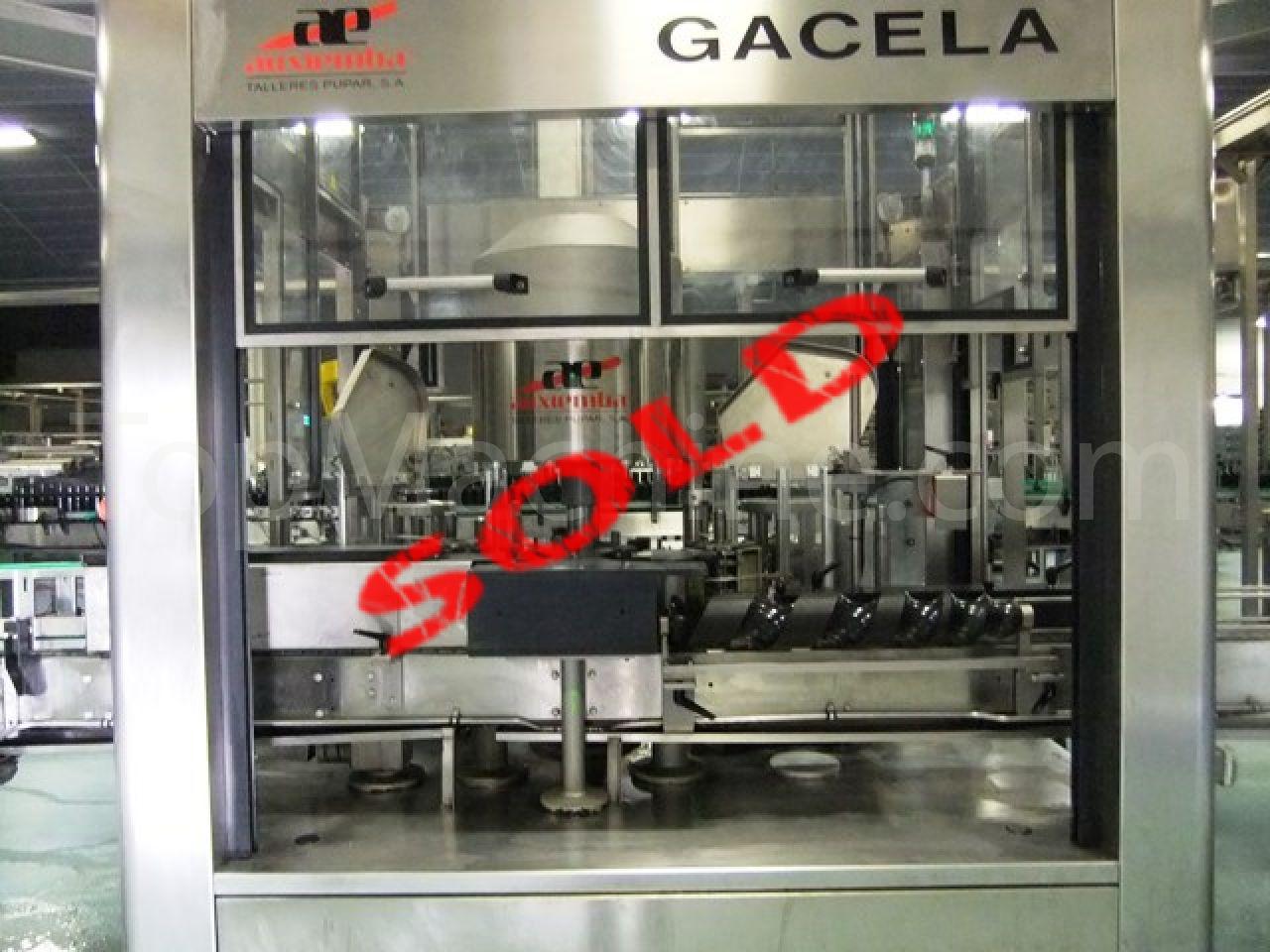 Used Auxiemba Gacela R - 8 -II -IZ Bibite e Liquidi Etichettatrice di bottiglie