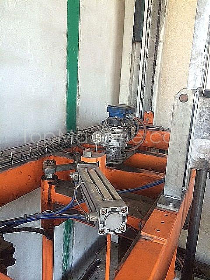 Used Tiemme Rotary Ring Beverages & Liquids Palletizer & Pallet wrapper