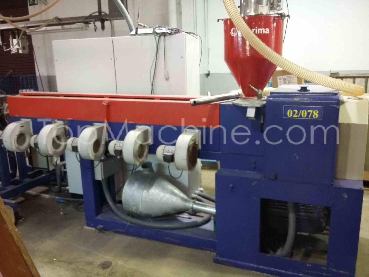 Used Mateu Sole D 90X Recycling Repelletizing line