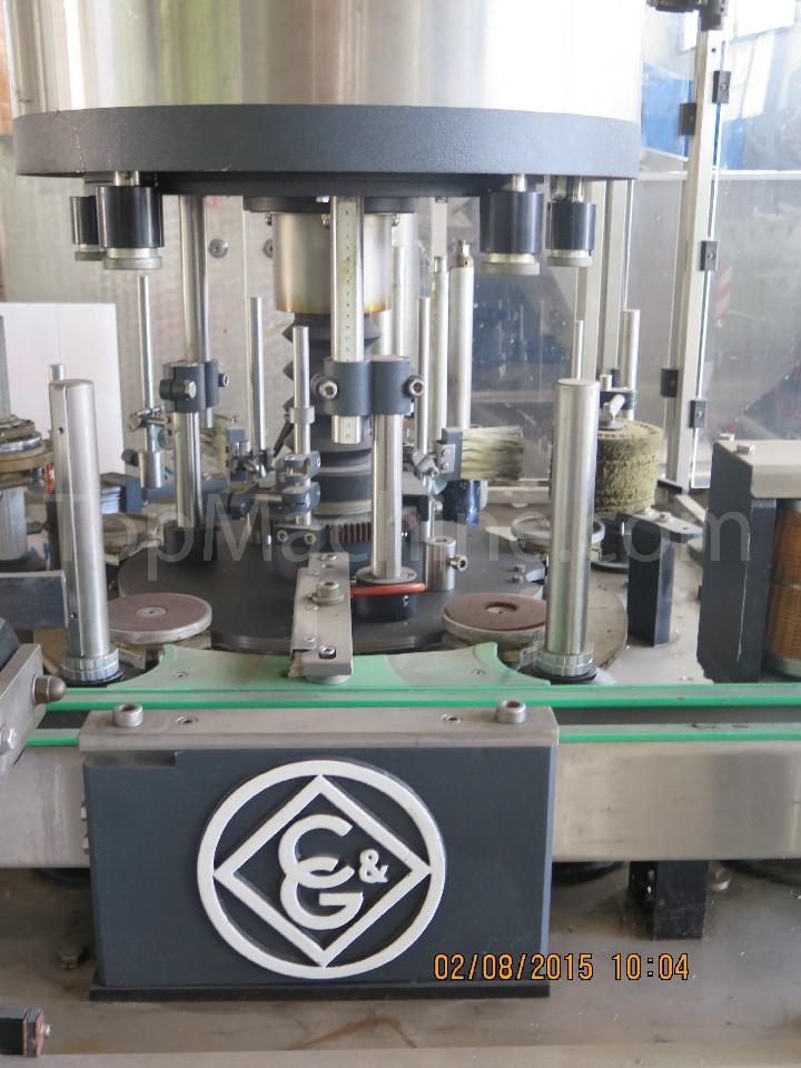 Used Cavagnino & Gatti CG 80 /2/5 SFG Bibite e Liquidi Etichettatrice di bottiglie