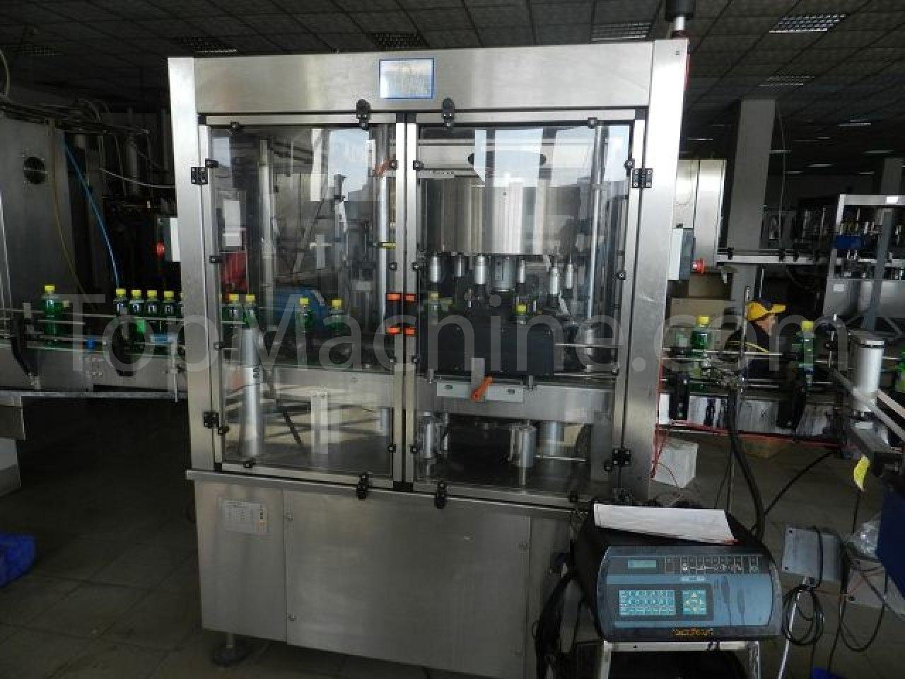 Used BRB Globus Italy Mega Hot 540-6 Bibite e Liquidi Etichettatrice di bottiglie