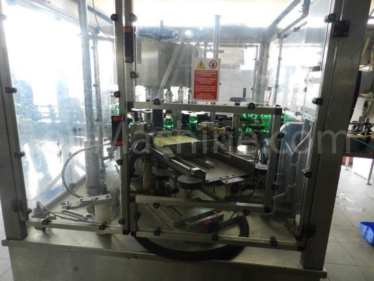 Used BRB Globus Italy Mega Hot 540-6 Bibite e Liquidi Etichettatrice di bottiglie