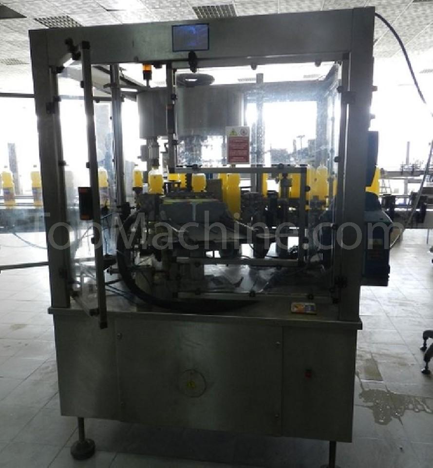 Used BRB Globus Italy Mega Hot 540-6 Bibite e Liquidi Etichettatrice di bottiglie