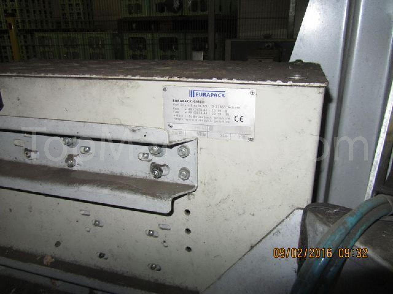 Used Eurapack FB-C-Inline Getränkeindustrie Palettierer und Palettenwickler