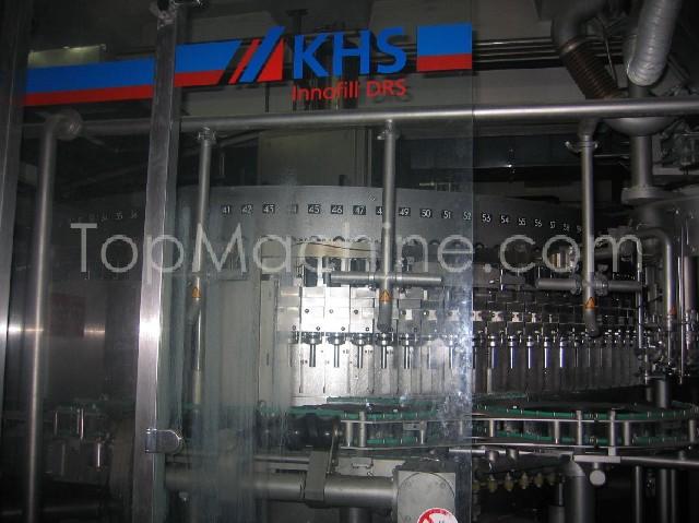 Used KHS Innofill DRS ZMS 132/18 KK Beverages & Liquids Glass filling