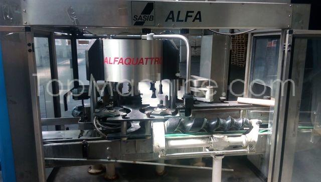 Used Sasib Alfaquattro F10 Bibite e Liquidi Etichettatrice di bottiglie