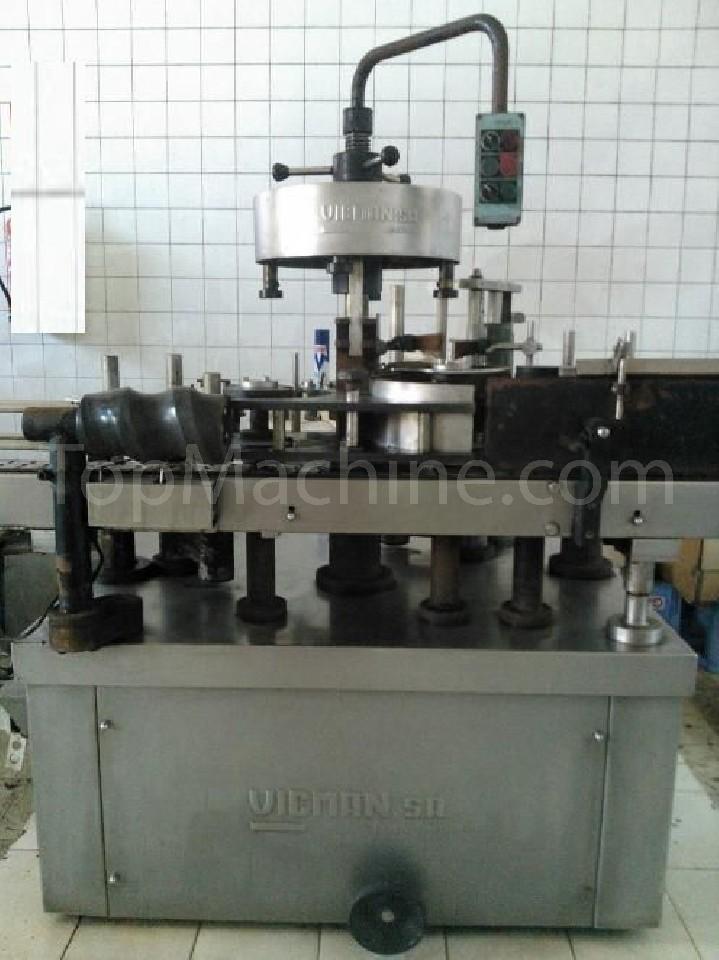 Used Vicman E-4-3 Getränkeindustrie Etikettiermaschine