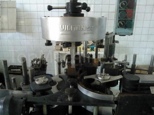 Used Vicman E-4-3 Getränkeindustrie Etikettiermaschine