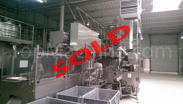 Used Hassia Polyflex THM 8/48 Milchprodukte & Säfte Becher Form-Füll und Verschließmaschine