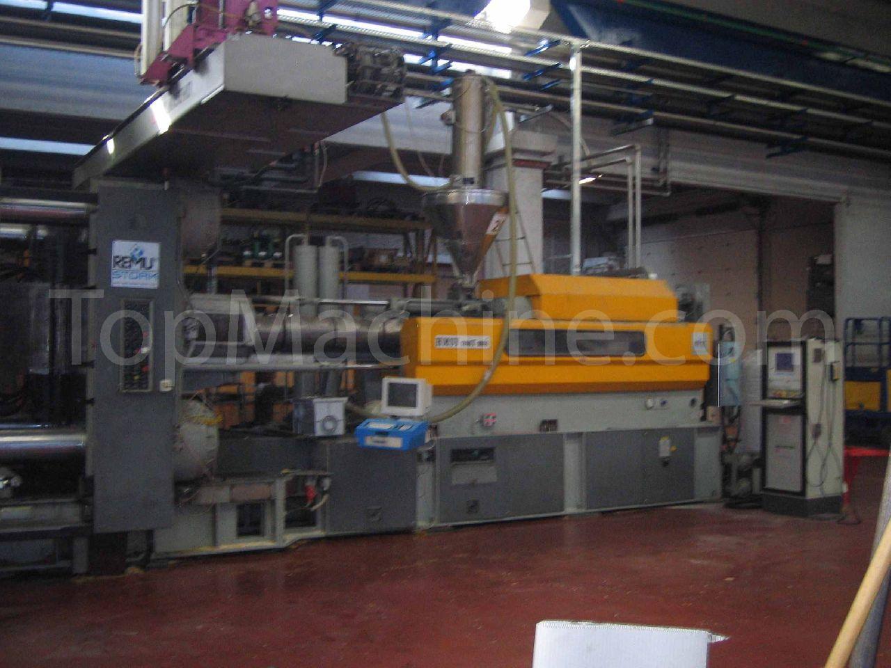 Used Remu HMSY1800 Injection Moulding Clamping force 1000 T +