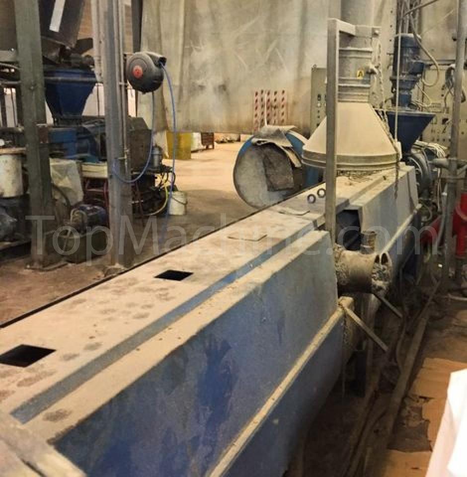 Used OMP Prealpina Tandem 160 + 220 Recyclage Ligne de granulation