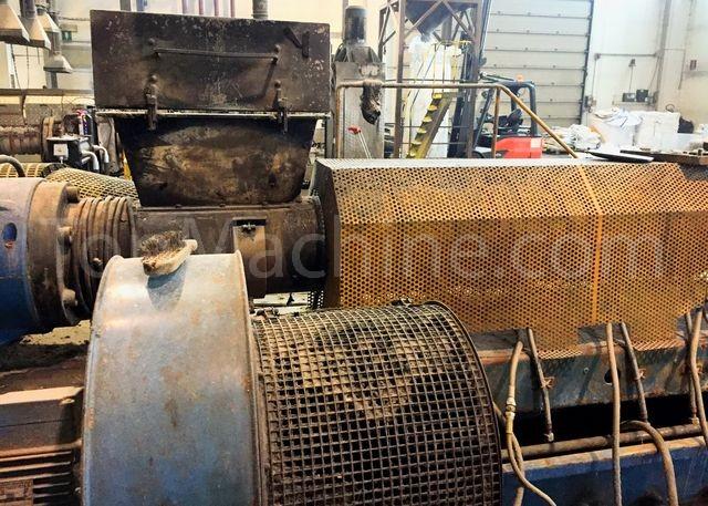 Used OMP Prealpina Tandem 160 + 220 Recyclage Ligne de granulation