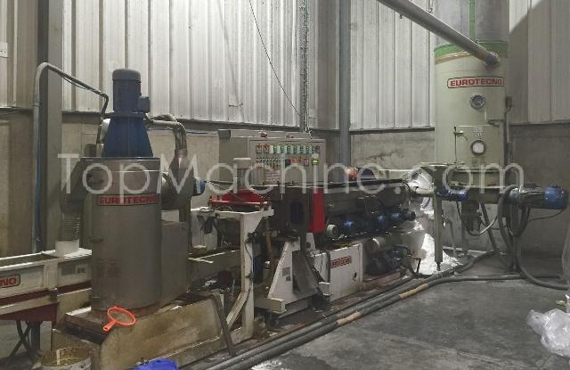 Used Eurotecno 75 Recycling Repelletizing line