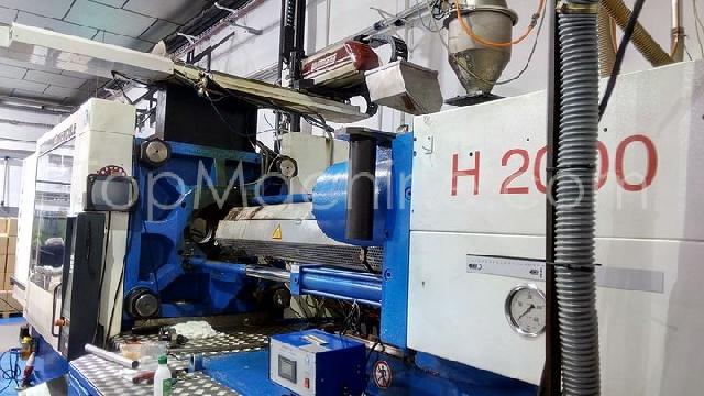 Used Billion H2000/320T Injection Moulding Clamping force up to 1000 T
