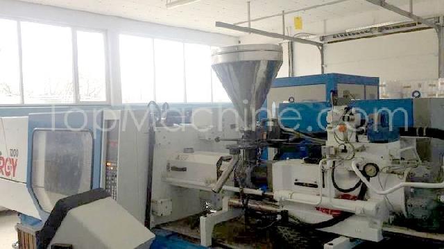 Used Netstal Synergy -1200-230 Injection Força de fechamento de até 1000 T