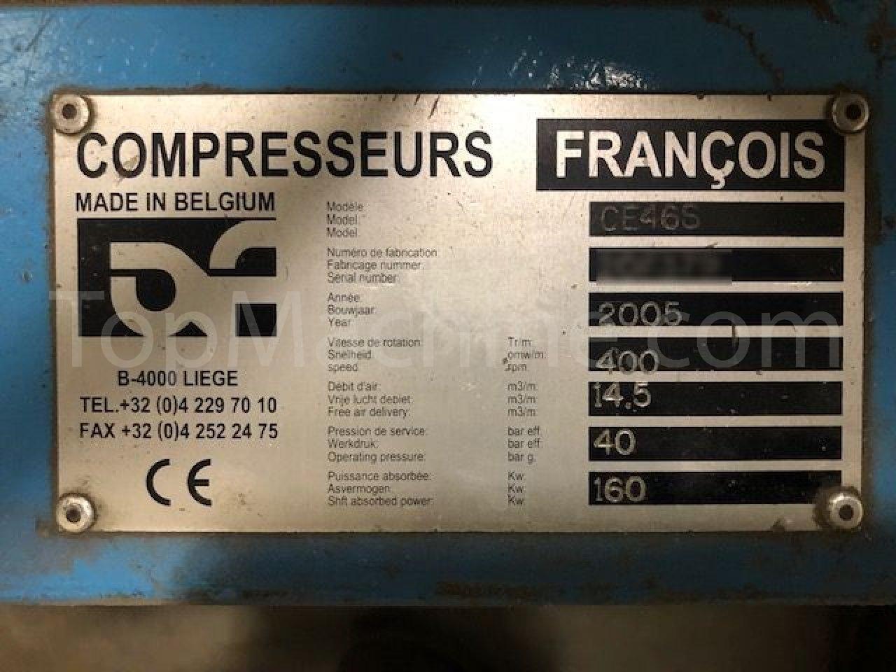 Used Ateliers Francois CE46S Garrafas, Preformas PET & Tampões Compressores