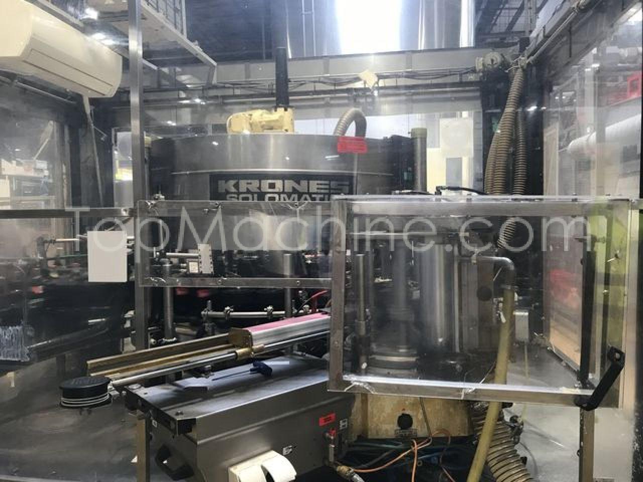 Used Krones Solomatic 1240-30-8-6 Bebidas y Líquidos Etiquetado