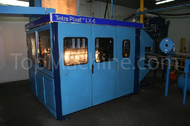 Used Tetra Plast LX6 Şişeler, Preform PET ve Kilitler Stretch şişirme