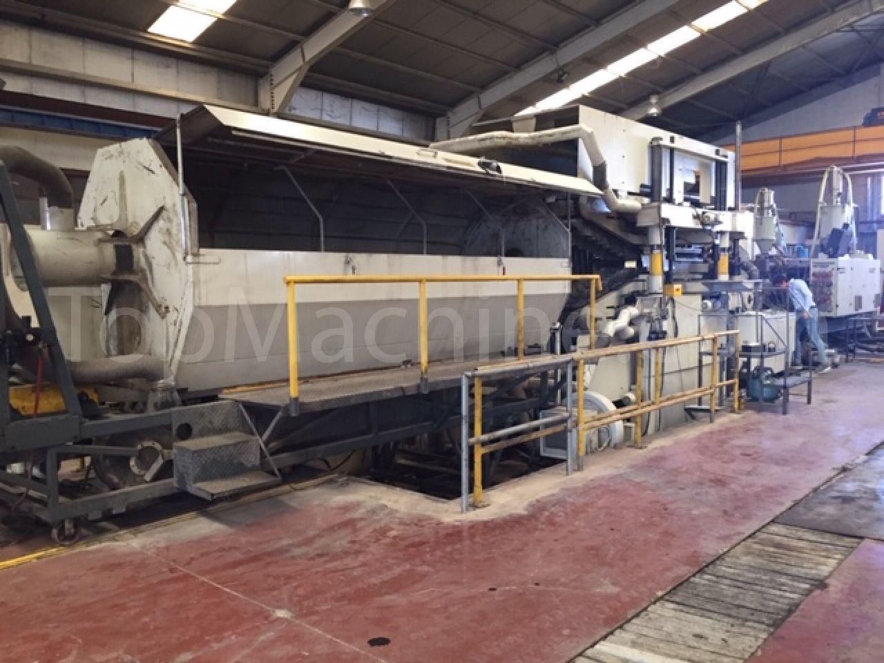 Used Corma 4020-7.6 MQR Extrusion Corrugated pipe line