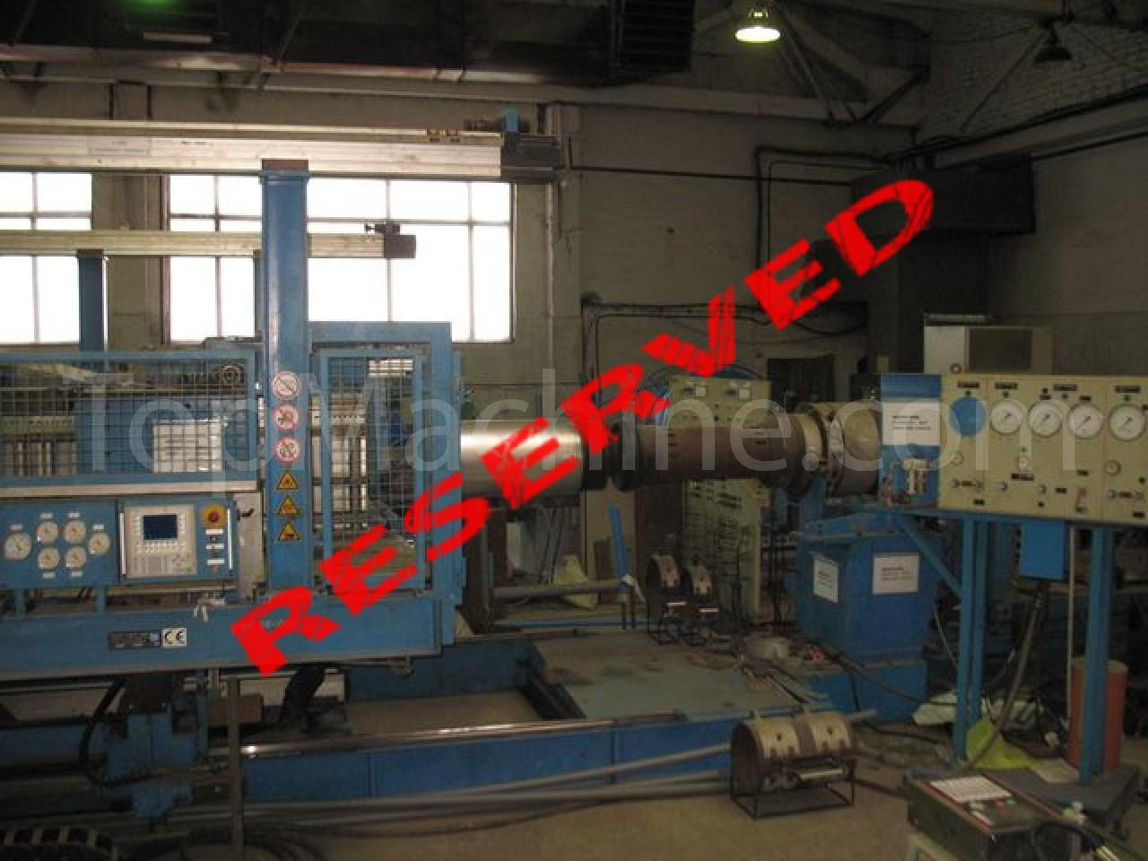 Used Hegler HP 1200 2 Extrusion Corrugated pipe line
