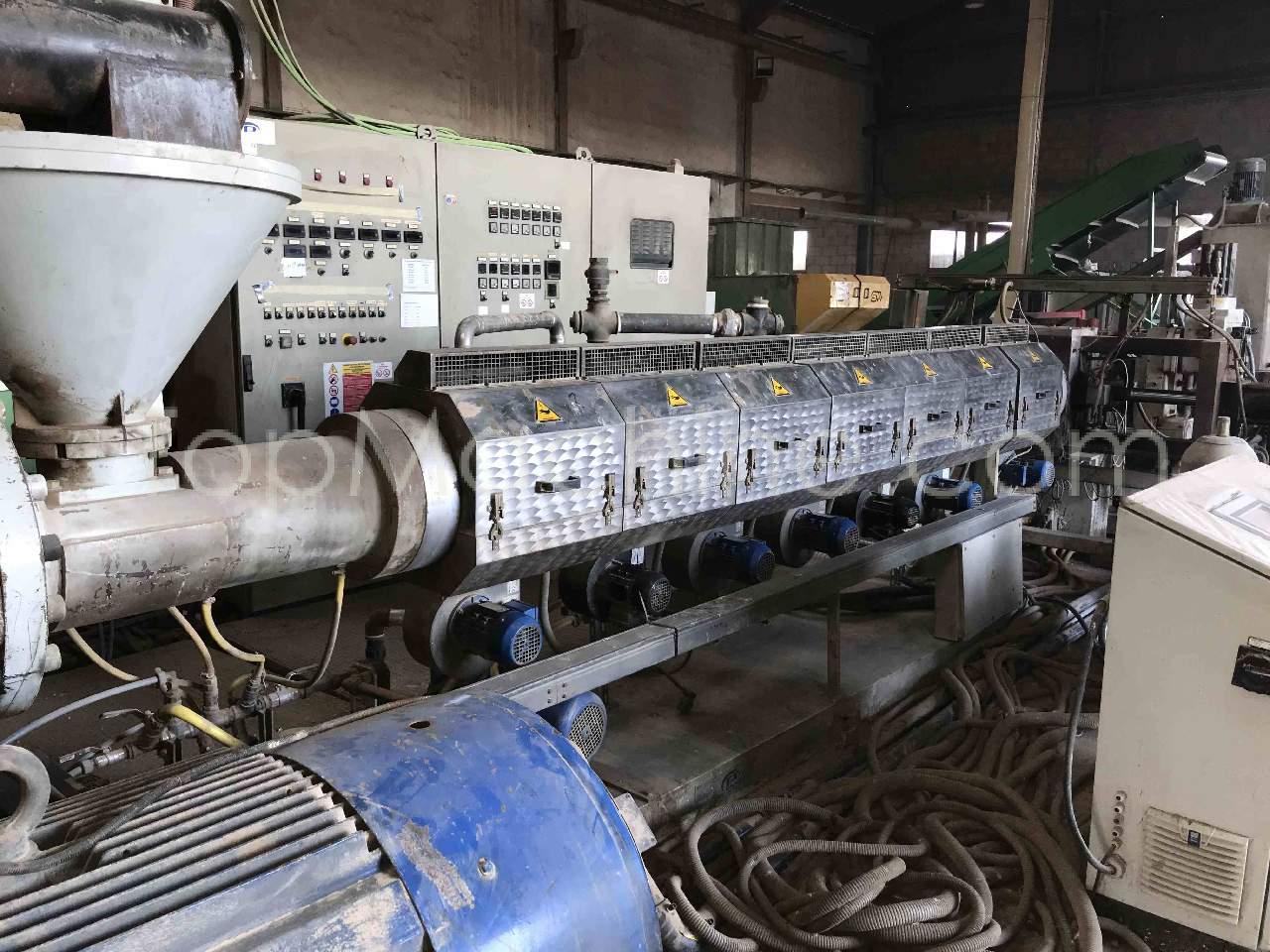 Used Plasco QE 130 Recycling Repelletizing line