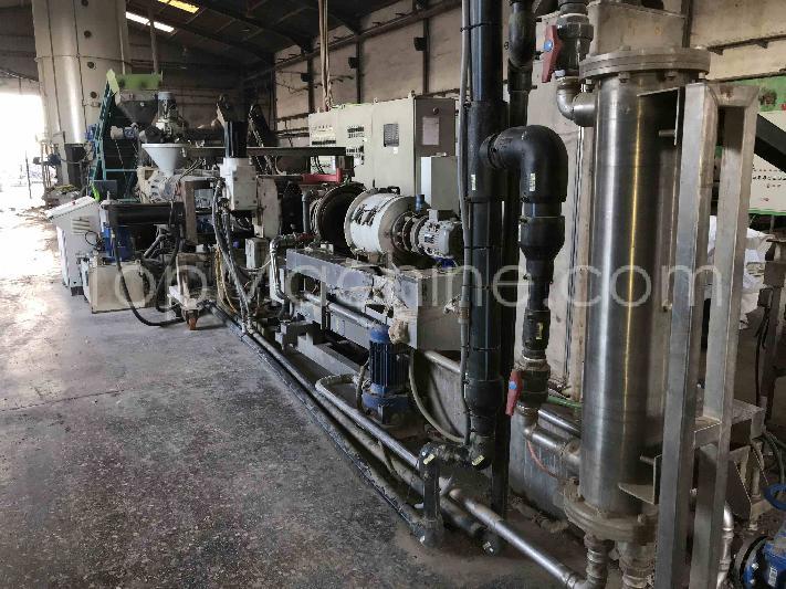 Used Plasco QE 130 Recycling Repelletizing line