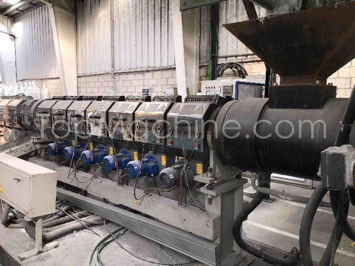 Used Alpha 1 Technics AG/BF 200/30 Recycling Repelletizing line