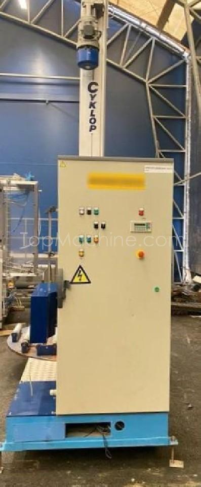 Used Cyklop 100028/30 Bibite e Liquidi Pallettizzatore ed avvolgipallet