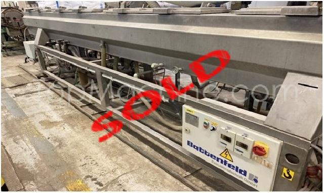 Used Battenfeld BEX 1-75-30B Extrusion PE/PP pipe line