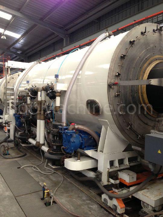 Used Periplast PE 1600  Linia do rur PE/PP