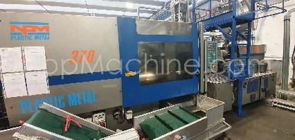 Used NPM 370 Unika Injection Moulding Clamping force up to 1000 T