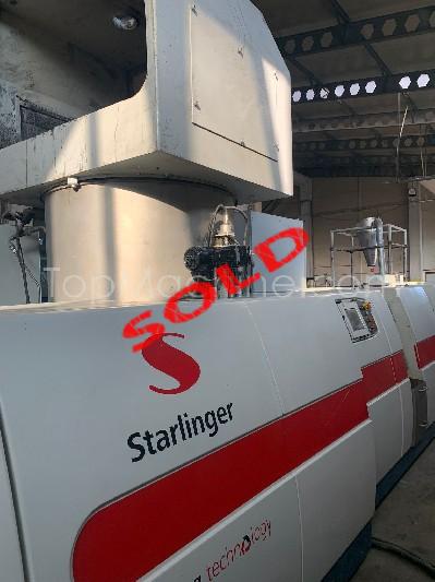 Used Starlinger recoSTAR direct 85 Recycling Repelletizing line