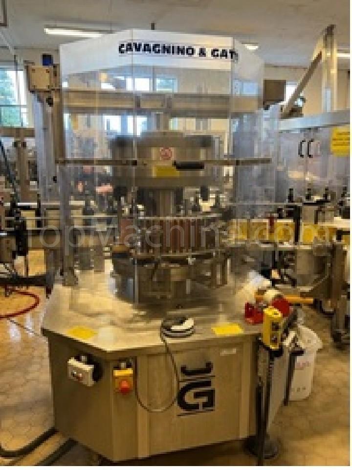 Used Cavagnino & gatti CG-E8/4-1XPSH Beverages & Liquids Labeller