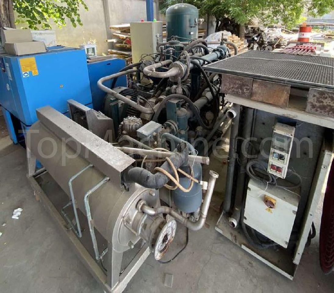 Used Siad Tempo 350 Şişeler, Preform PET ve Kilitler Kompresörler