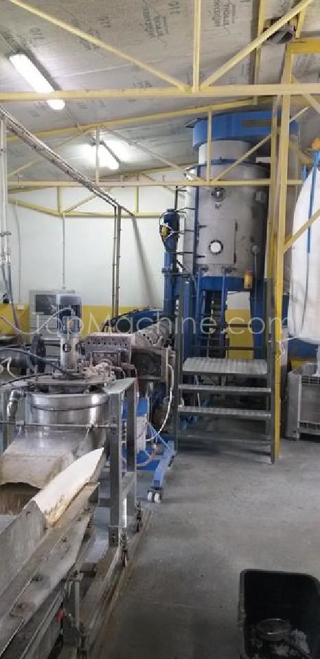 Used Eurotecno 100 Recycling Repelletizing line