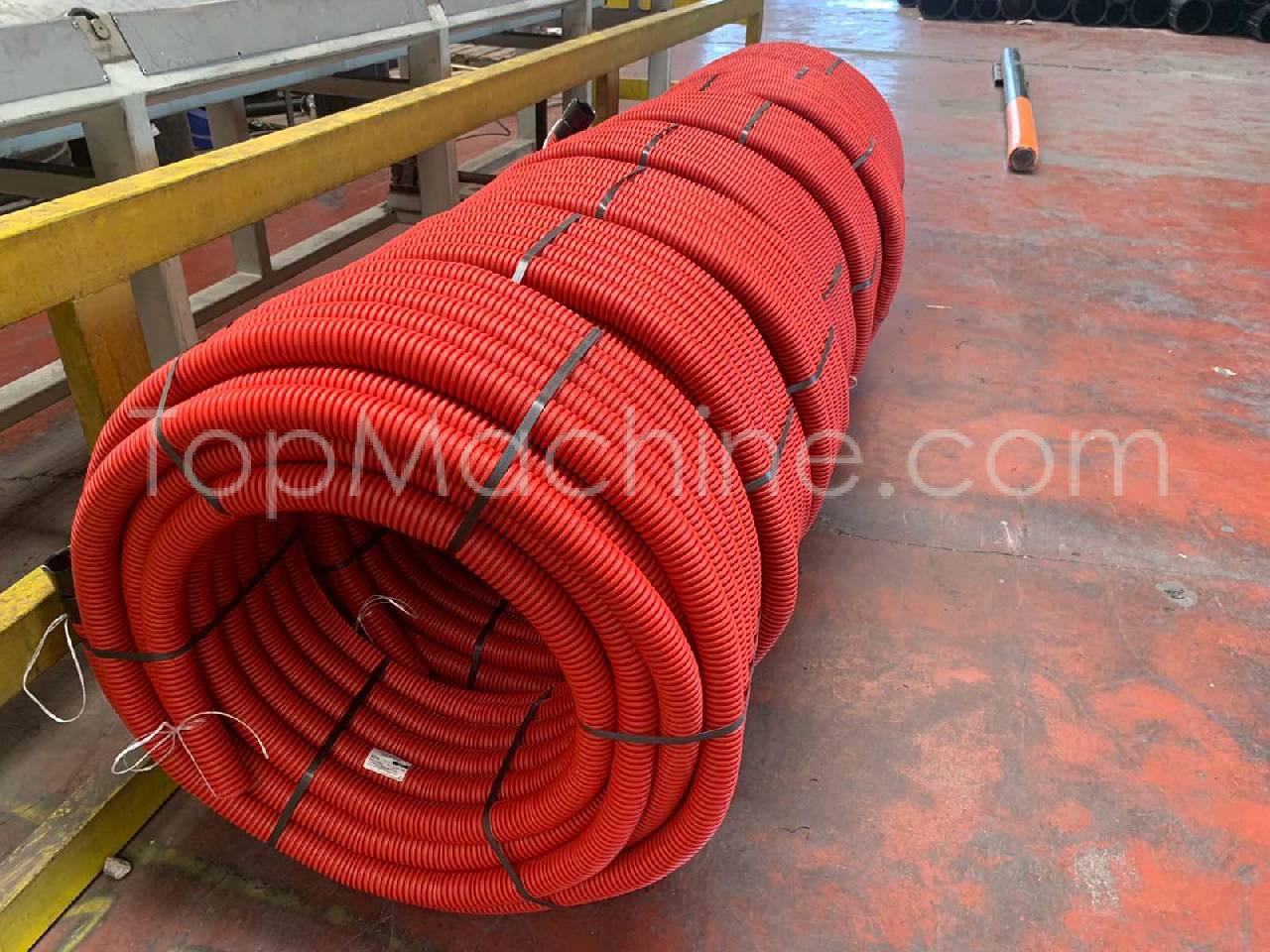 Used ITIB F250/33 Extrusion Corrugated pipe line